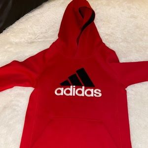 Adidas red hoodie